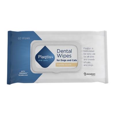 Plaqtiv+ Dental Wipes tandverzorging voor hond en kat 1 verpakking Plaqtiv+ Dental Wipes tandverzorging voor hond en kat 1 verpakking