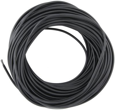HERTH+BUSS Insulating tubes 4 mm 50 soft pvc black
