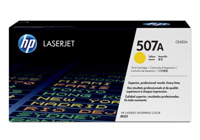 HP toner 507A, 6 000 pagina&apos;s, OEM CE402A, geel