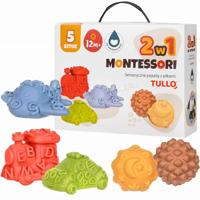 Tullo Zintuiglijke bolvoertuigen - Montessori educatieve set 5 stuks. - thumbnail