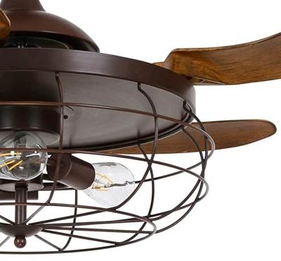 Beacon Industriële plafondventilator met houtFanway Industri Ø 122cm - 212921