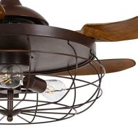 Beacon Industriële plafondventilator met houtFanway Industri Ø 122cm - 212921 - thumbnail