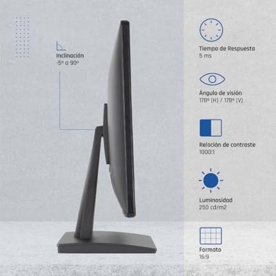 iggual 54,6 cm (21,5 inch) LCD-touchscreen (16:9) – resistief paneel met 4 draden, compatibel met Aplicac, TPV/POS. en Ope-systemen: Windows 7 en meer; aansluiting: VGA+HDM+USB-A. Resolutie 1600 x 900