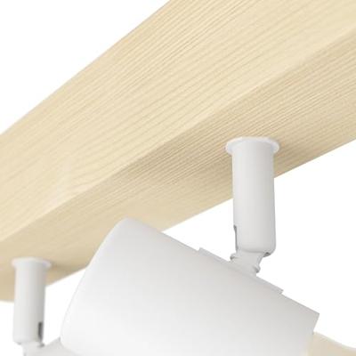 Eglo PlafondspotTownshend 3 3-lichts houtbruin met wit - 99484