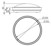 Deko Light Helen I Plafondopbouwarmatuur LED vast ingebouwd 16.30 W Energielabel: G (A - G) Warmwit, Neutraalwit, Koudwit Zilver - thumbnail