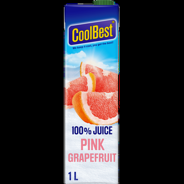 CoolBest 100% Juice Pink Grapefruit 1 L bij Jumbo