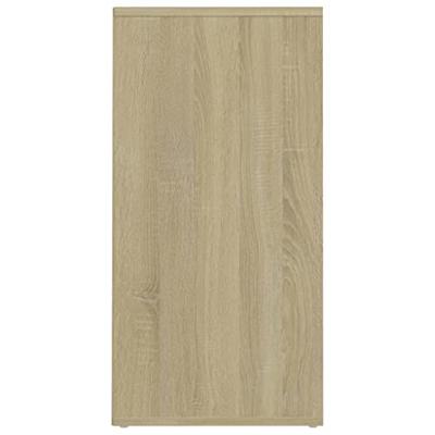 VidaXL Schoenenkasten 2 st 31,5x35x70 cm hout sonoma eikenkleur
