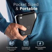 Kodak RODPJS500B Beamer DLP 150 ANSI-lumen Werkt op accu, Geïntegreerde luidspreker, Full HD, Autofocus - thumbnail