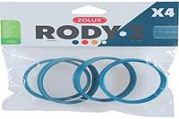 Zolux ZO-206033-4 ringen voor Rody-buizen, kleur blauw, grootte ø 6 cm voor knaagdieren - ZO-206033 - thumbnail