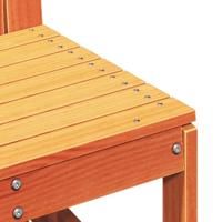Tuinstoel 50,5x55x77 cm massief grenenhout wasbruin - thumbnail
