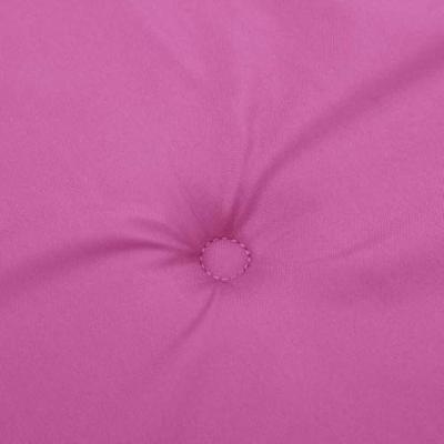 VidaXL Tuinstoelkussens 4 st 50x50x4 cm stof roze