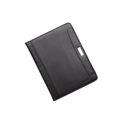 Juscha JU-96086 Schrijfmap Alassio Mares A4 Kunstleer Zwart Notablok Rekenmachine 33x26x2,5cm