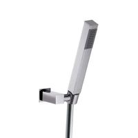 Verstelbare Wandsteun Hotbath Mate Met Argenta Doucheslang 100 cm en Handdouche Vierkant Chroom - thumbnail