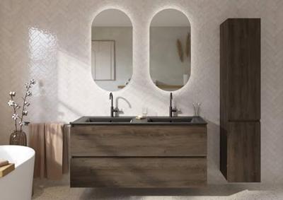 Ben Clip spiegel ovaal met verlichting en anti-condens 50x100 cm