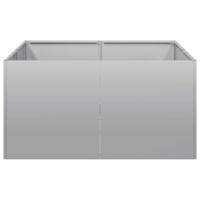 Plantenbak 80x80x40 cm gegalvaniseerd staal - thumbnail