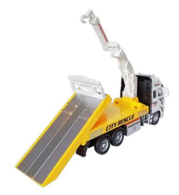 Toi-Toys sleepwagen metal junior 25 x 12 cm geel/wit/zwart