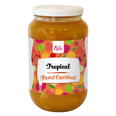 Nic tropical fruit op dikke sir pot (1,15kg)