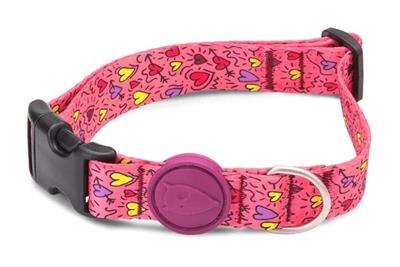 Morso halsband hond gerecycled pink think roze Morso halsband hond gerecycled pink think roze