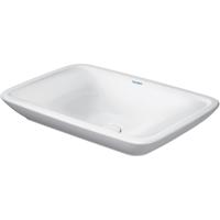 Duravit PuraVida opbouwwastafel met bevestiging en afvoer incl. keramische afdekkap 70x42cm wit 0369700000 - thumbnail