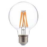 Calex LED Full Glass LongFilament Globe Lamp 240V 4W 350lm E27 GLB80, Clear 2300K Dimmable, energy label A+ - thumbnail