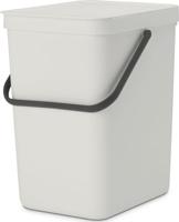 Brabantia Sort & Go Afvalemmer 25 L - Grijs - thumbnail