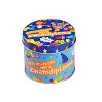 Paperdreams snoepblikje zwemdiploma - thumbnail