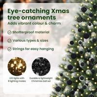 VidaXL Kunstmatige scharnierkerstboom met bedekte sneeuw 180 cm - thumbnail