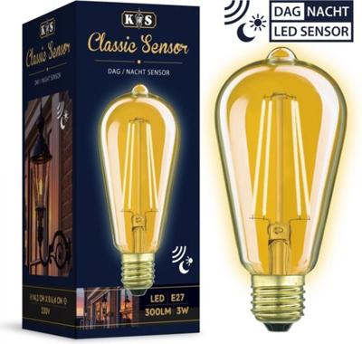 Classic Sensor LED 3W dag/nacht Classic Sensor LED 3W dag/nacht