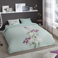 Good Morning dekbedovertrek Charlotte 200 x 200 cm aqua - thumbnail