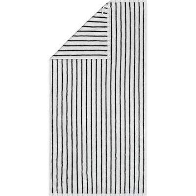 Cawö Cawö Black&White 6278 zwart/wit Badlaken 80x150