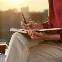 Parker IM Monochrome balpen Bordeaux, medium, giftbox - thumbnail