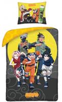 Naruto Dekbedovertrek Squad 140 x 200 cm Katoen 70 x 90 cm - thumbnail