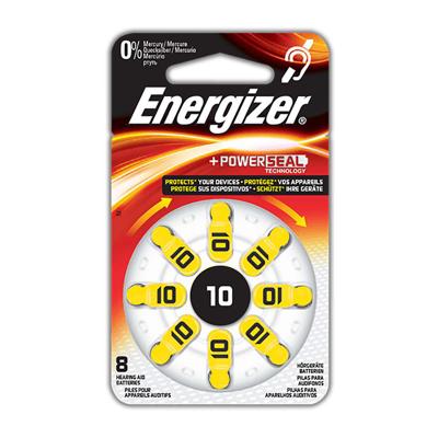 Energizer Knoopcel ZA10 1.4 V 8 stuk(s) 91 mAh Zink-lucht Hearing Aid PR70