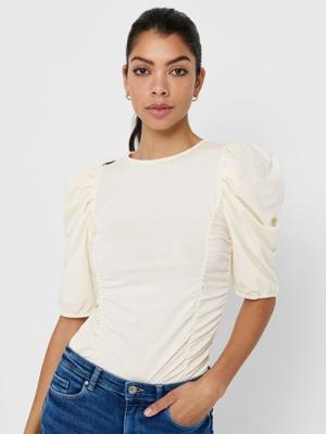 ONLY 15224889 Top Ronde hals Lange mouwen Katoen, Elastaan ONLY 15224889 Top Ronde hals Lange mouwen Katoen, Elastaan