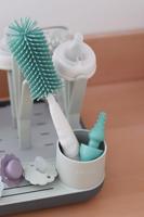 Borstel voor babyfles BEABA saliegroen - thumbnail