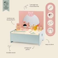 Trixie houten make-up tafel - thumbnail