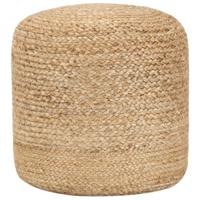Poef handgemaakt 40x45 cm jute - thumbnail