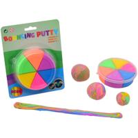 Johntoy John toy bouncing duo putty 6 neon kleur - thumbnail