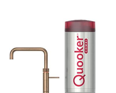 Quooker Fusion Square Messing Patina Kraan Goud