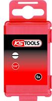 KS Tools 911.8406 Gleuf-bit 3.5 mm S2-staal Vernikkeld E 6.3 5 stuk(s) - thumbnail