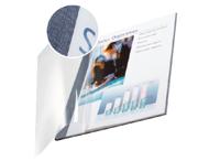 Bindomslagen Leitz impressBIND Blauw Transparant - thumbnail