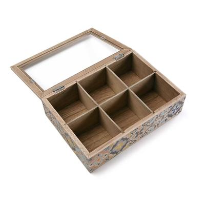Box for Infusions Versa Hout 17 x 7 x 24 cm