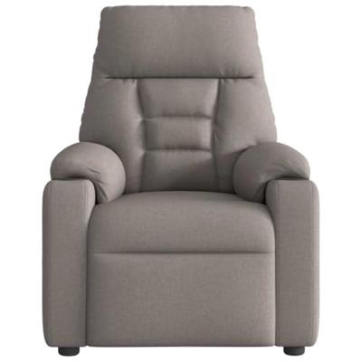 Fauteuil verstelbaar stof taupe Fauteuil verstelbaar stof taupe