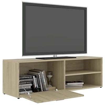 VidaXL Tv-meubel 120x34x37 cm bewerkt hout sonoma eikenkleurig VidaXL Tv-meubel 120x34x37 cm bewerkt hout sonoma eikenkleurig