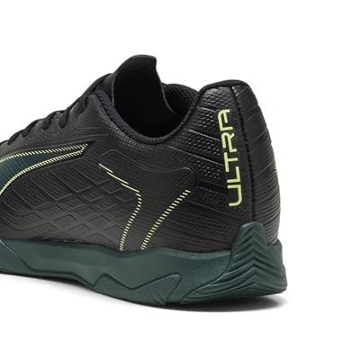 PUMA Ultra 6 Play Zaalvoetbalschoenen (IN) Zwart Donkergroen Lichtgroen