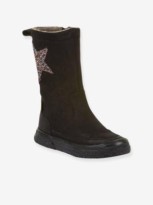 Meisjes Boots PULSE TEX STAR BOOTS WOOL FRODDO zwart Meisjes Boots PULSE TEX STAR BOOTS WOOL FRODDO zwart