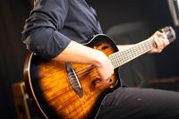 Ortega RTPDLX-ACA TourPlayer Series Deluxe Acacia Top Gloss Burst elektrisch-akoestische klassieke gitaar met gigbag - thumbnail