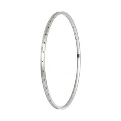 Dunlop Velg primax e str19 26" 559 x 19c - 36 gaats - spaak 14 / frans ventiel - zilver met remrand