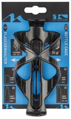 M-Wave bidonhouder flexibel, 0.33l-1.5l. (hangverpakking)