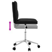 Eetkamerstoelen 6 st kunstleer zwart - thumbnail